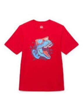 Wonder Nation Misc Rex USA, Crew Neck, Short Sleeve, Graphic T-Shirt